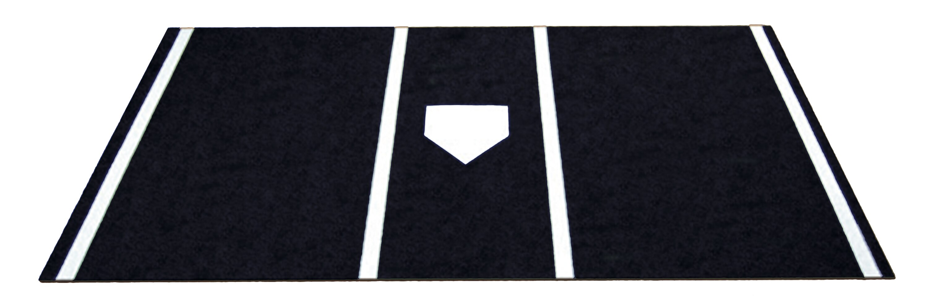 Black Home Plate Turf Mat